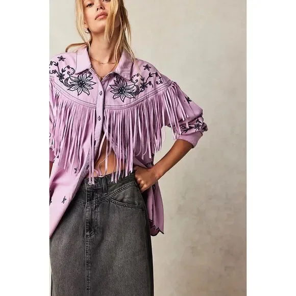 【Free People】ガーデニアトップ Free People | Tops | Free People Great Plains Fringe Denim